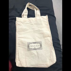 Gucci Cloth Tote / Dust Bag